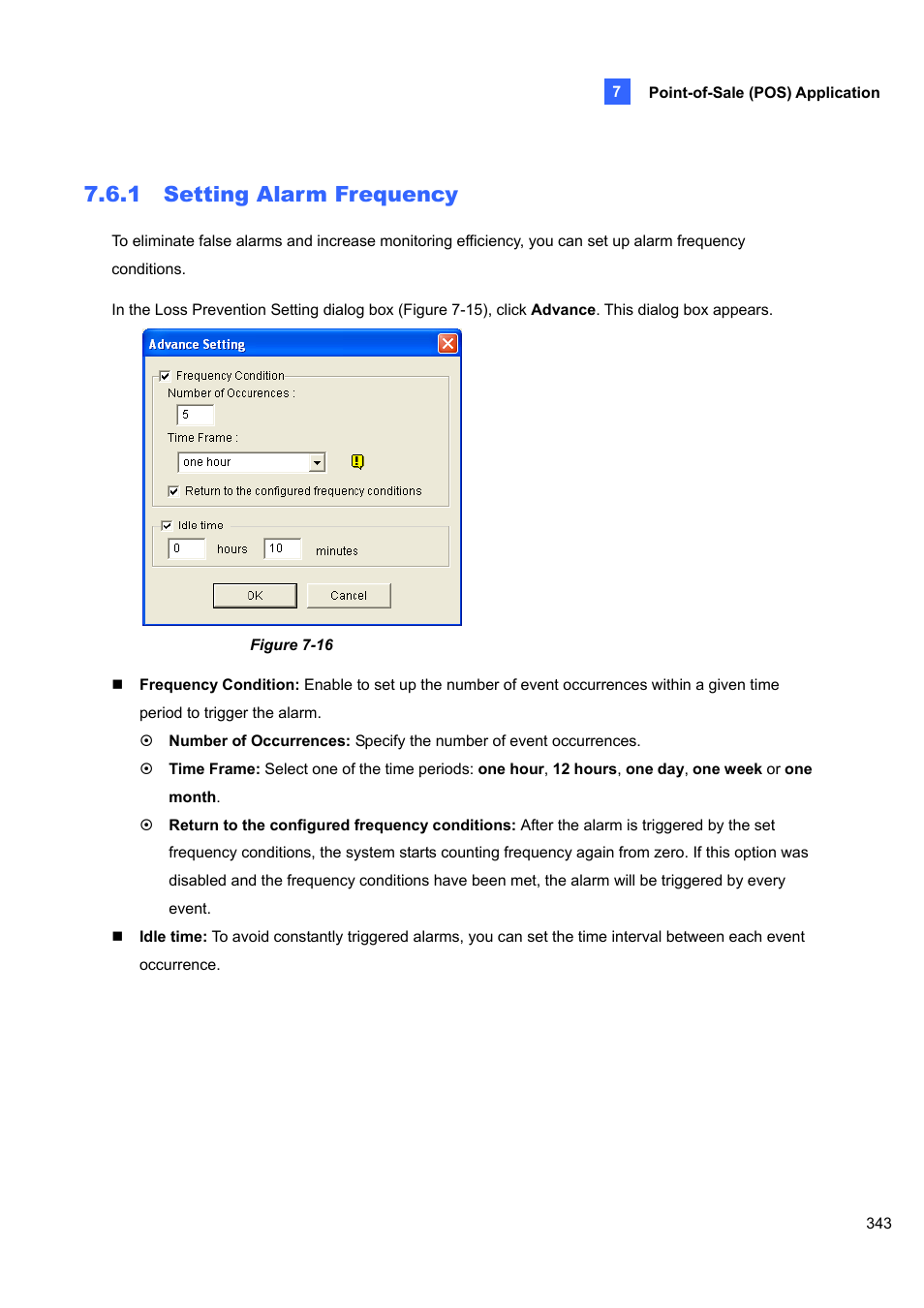 1 setting alarm frequency, 1 setting, Alarm | Frequency | CCTV Camera Pros Geovision 8.4 Multicam Digital Surveillance System User Manual | Page 359 / 648