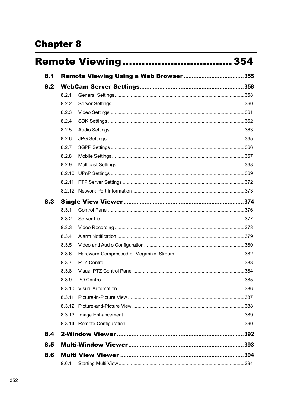Remote viewing, Chapter 8 | CCTV Camera Pros Geovision 8.4 Multicam Digital Surveillance System User Manual | Page 368 / 648