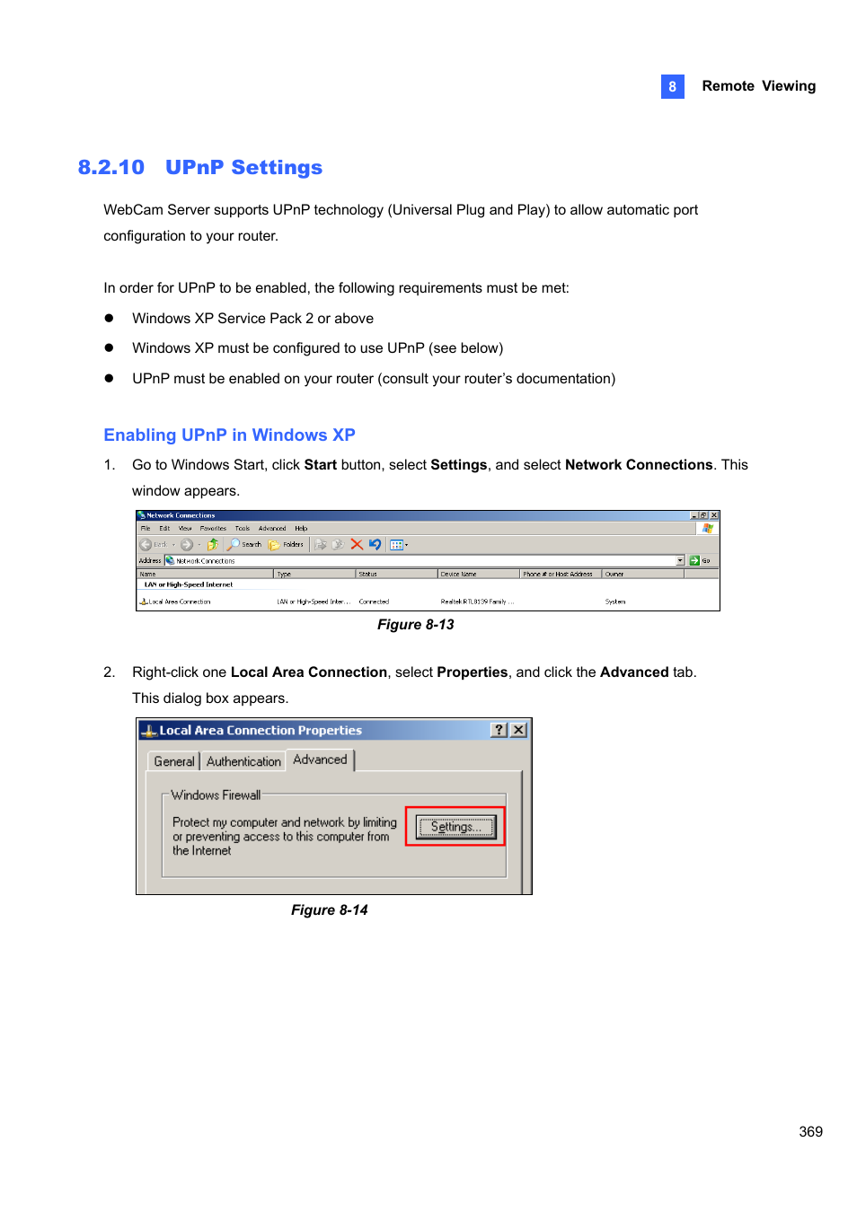 10 upnp settings | CCTV Camera Pros Geovision 8.4 Multicam Digital Surveillance System User Manual | Page 385 / 648