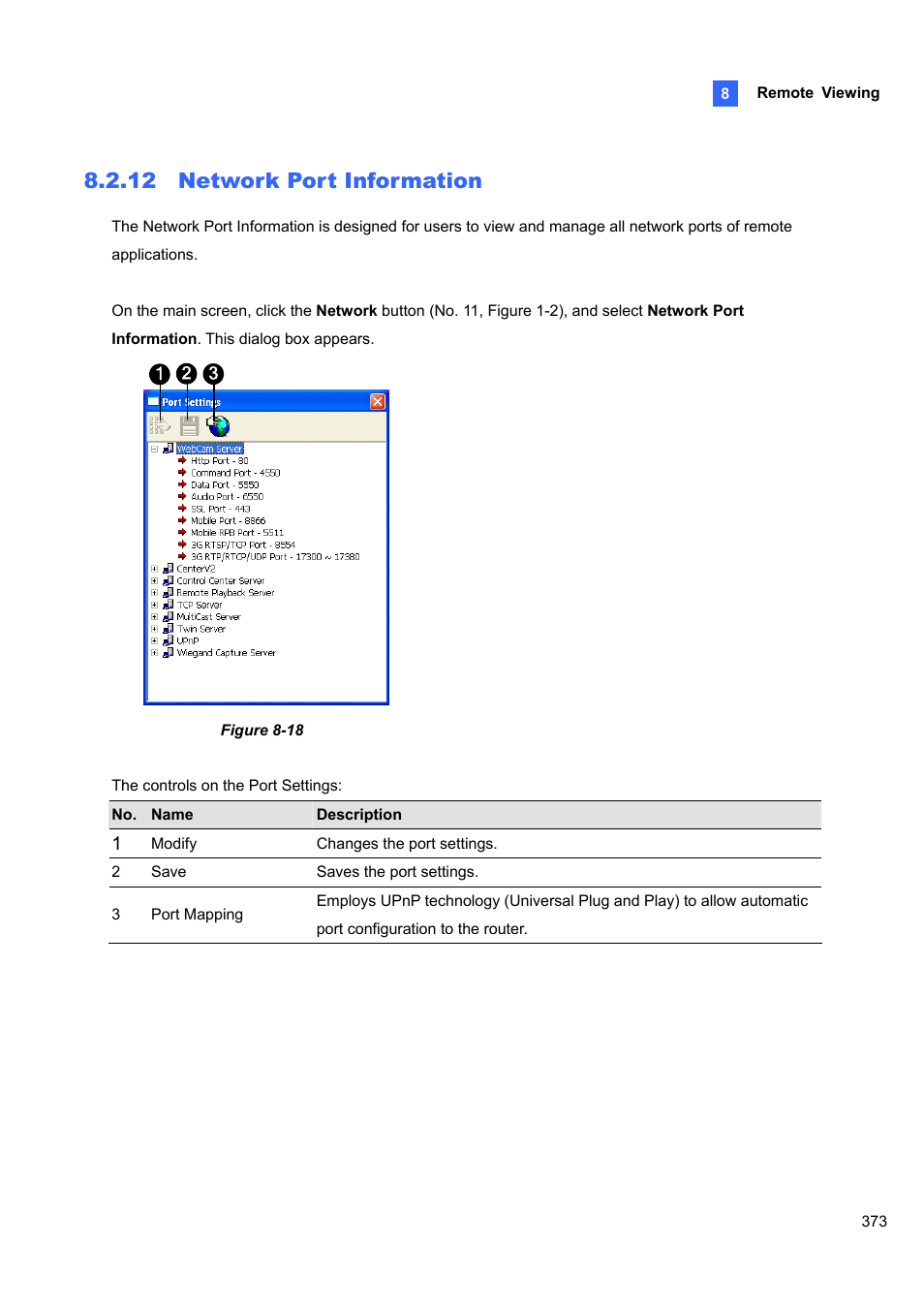 12 network port information | CCTV Camera Pros Geovision 8.4 Multicam Digital Surveillance System User Manual | Page 389 / 648