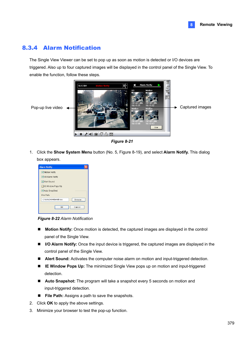 4 alarm notification, 4 alarm, Notification | CCTV Camera Pros Geovision 8.4 Multicam Digital Surveillance System User Manual | Page 395 / 648