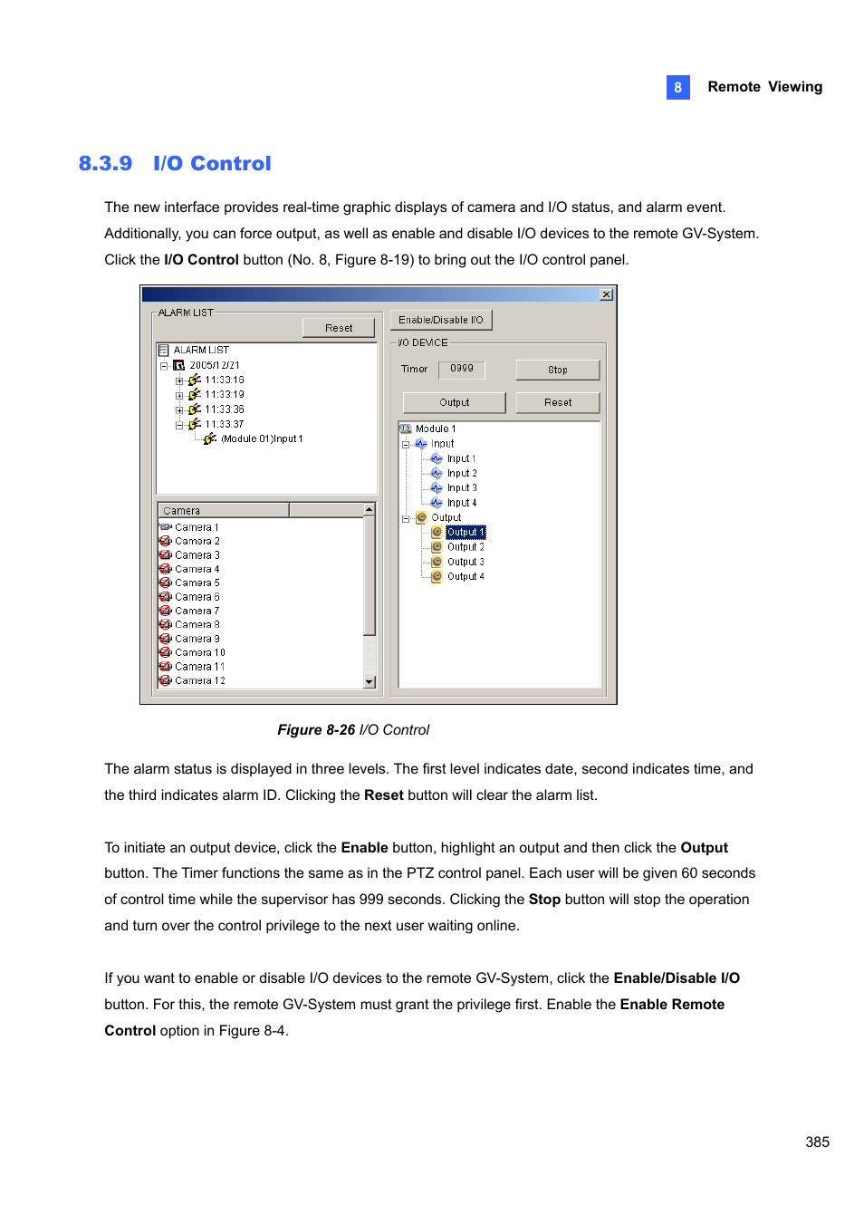 9 i/o control, 9 i/o, Control | CCTV Camera Pros Geovision 8.4 Multicam Digital Surveillance System User Manual | Page 401 / 648