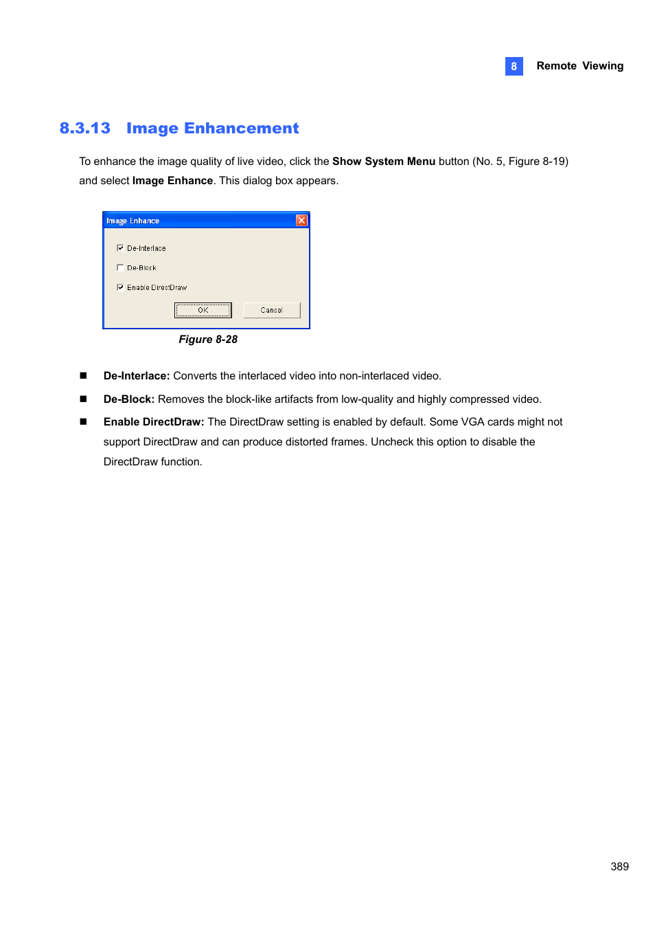 13 image enhancement | CCTV Camera Pros Geovision 8.4 Multicam Digital Surveillance System User Manual | Page 405 / 648
