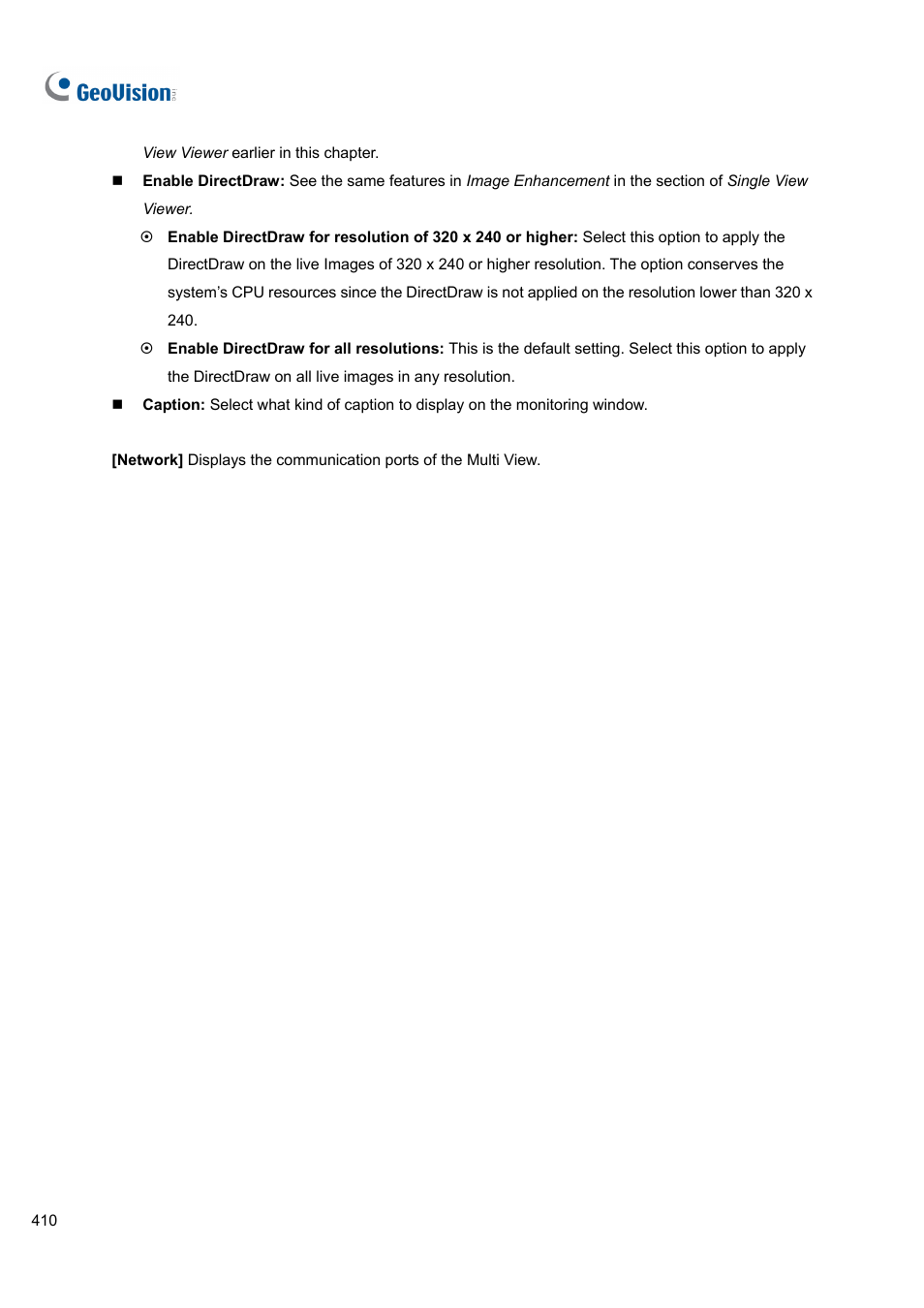 CCTV Camera Pros Geovision 8.4 Multicam Digital Surveillance System User Manual | Page 426 / 648