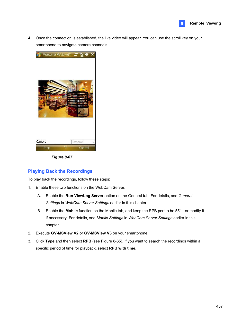 CCTV Camera Pros Geovision 8.4 Multicam Digital Surveillance System User Manual | Page 453 / 648