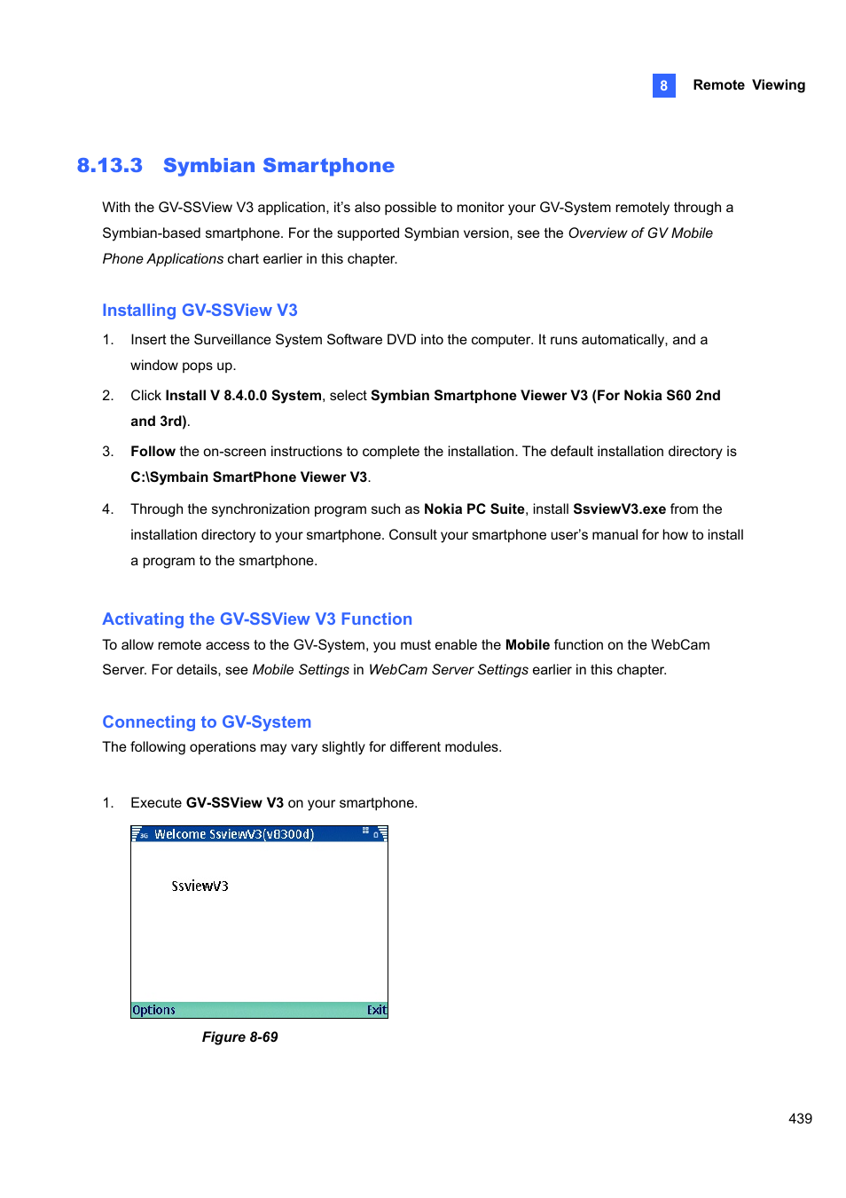 3 symbian smartphone | CCTV Camera Pros Geovision 8.4 Multicam Digital Surveillance System User Manual | Page 455 / 648