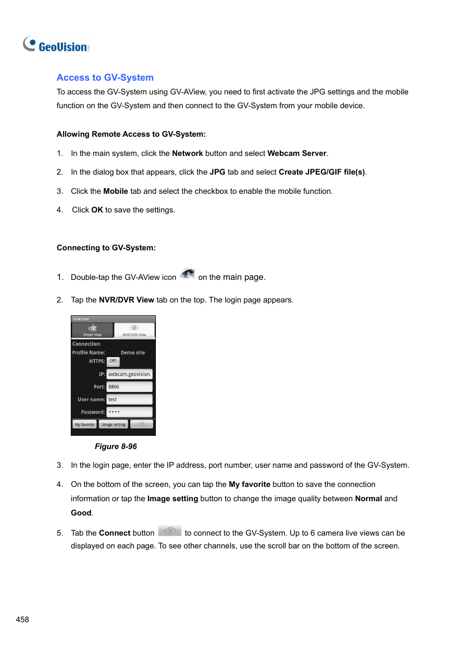 CCTV Camera Pros Geovision 8.4 Multicam Digital Surveillance System User Manual | Page 474 / 648