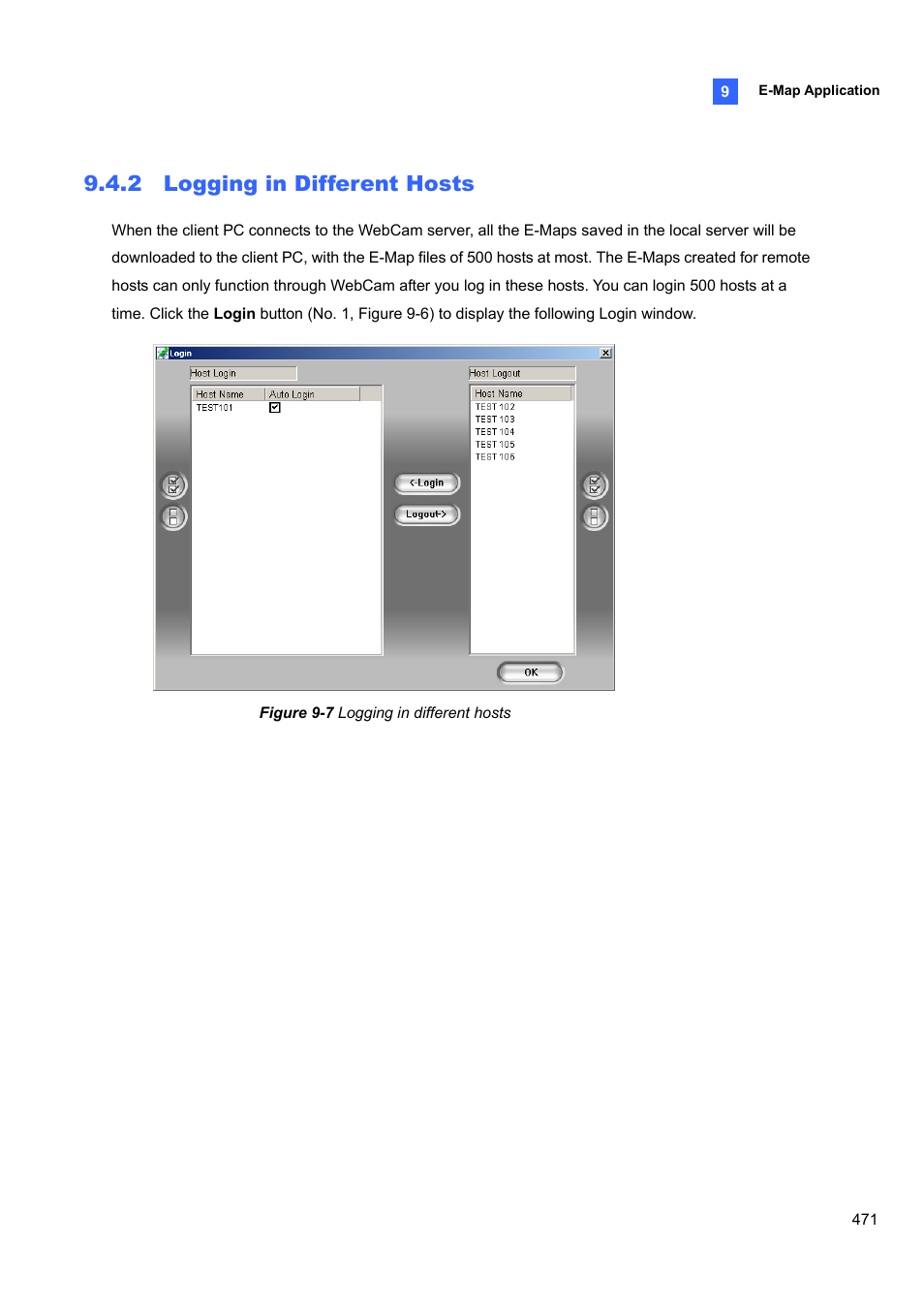 2 logging in different hosts | CCTV Camera Pros Geovision 8.4 Multicam Digital Surveillance System User Manual | Page 487 / 648