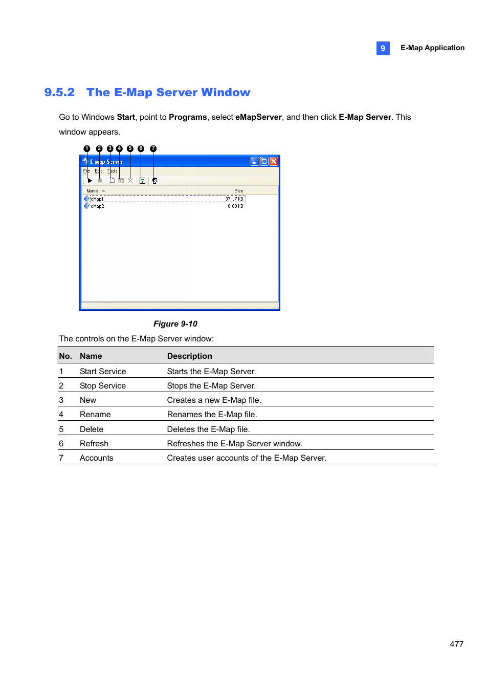 2 the e-map server window, 2 the, E-map | Server window | CCTV Camera Pros Geovision 8.4 Multicam Digital Surveillance System User Manual | Page 493 / 648