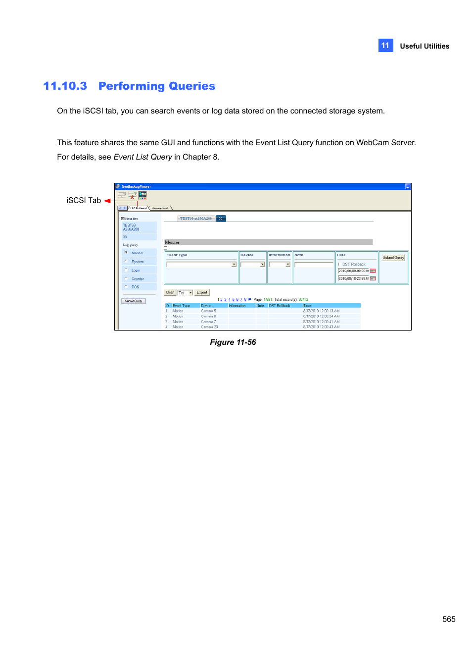 3 performing queries | CCTV Camera Pros Geovision 8.4 Multicam Digital Surveillance System User Manual | Page 581 / 648