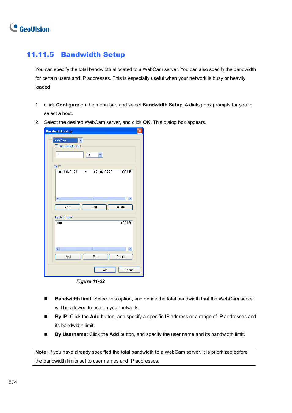 5 bandwidth setup | CCTV Camera Pros Geovision 8.4 Multicam Digital Surveillance System User Manual | Page 590 / 648
