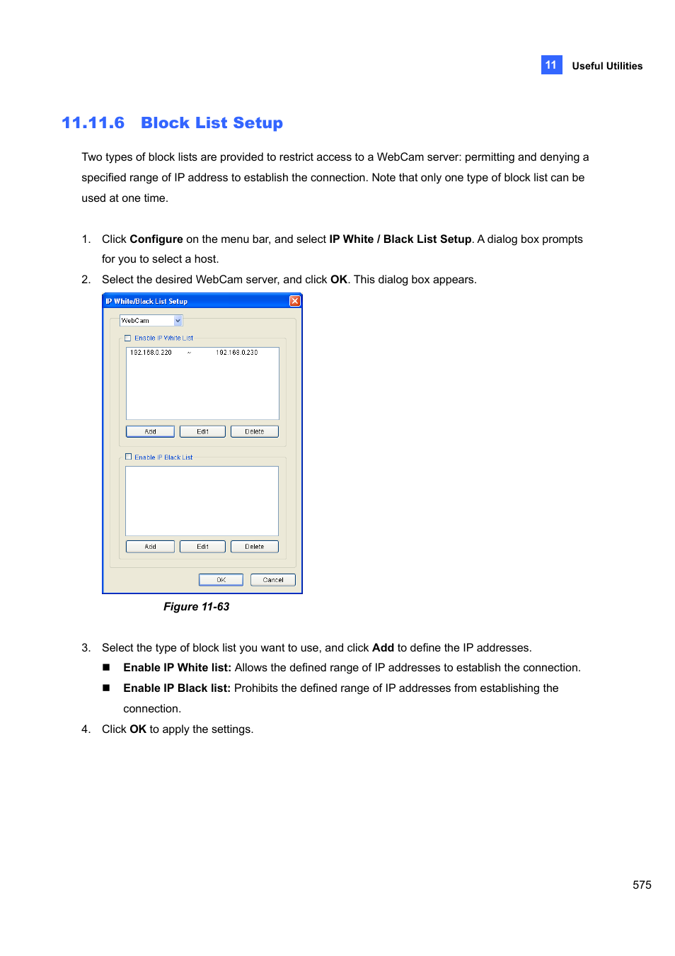 6 block list setup | CCTV Camera Pros Geovision 8.4 Multicam Digital Surveillance System User Manual | Page 591 / 648