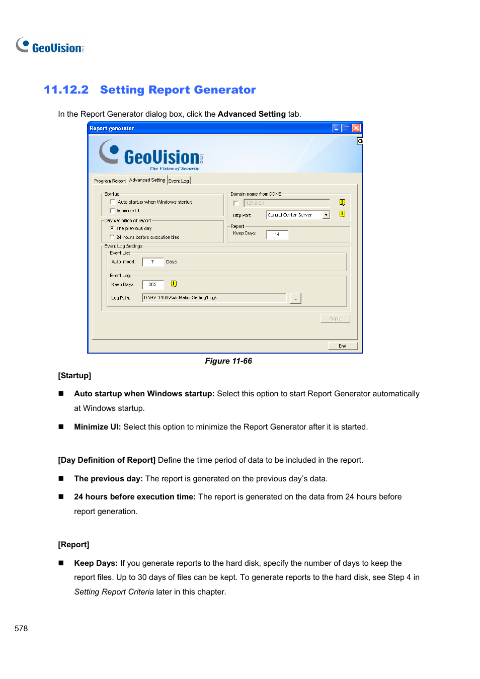 2 setting report generator | CCTV Camera Pros Geovision 8.4 Multicam Digital Surveillance System User Manual | Page 594 / 648