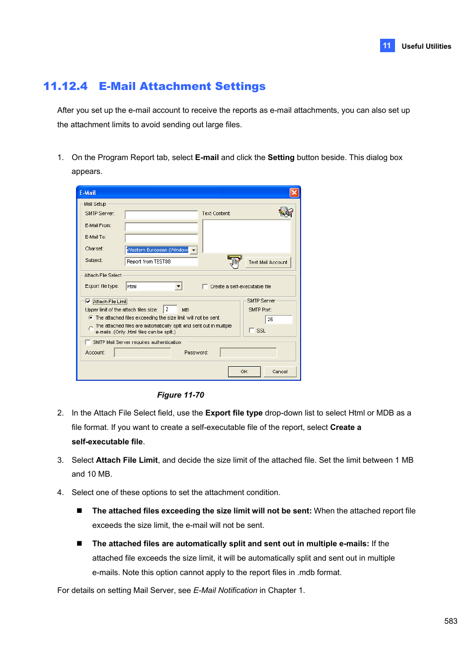 4 e-mail attachment settings | CCTV Camera Pros Geovision 8.4 Multicam Digital Surveillance System User Manual | Page 599 / 648