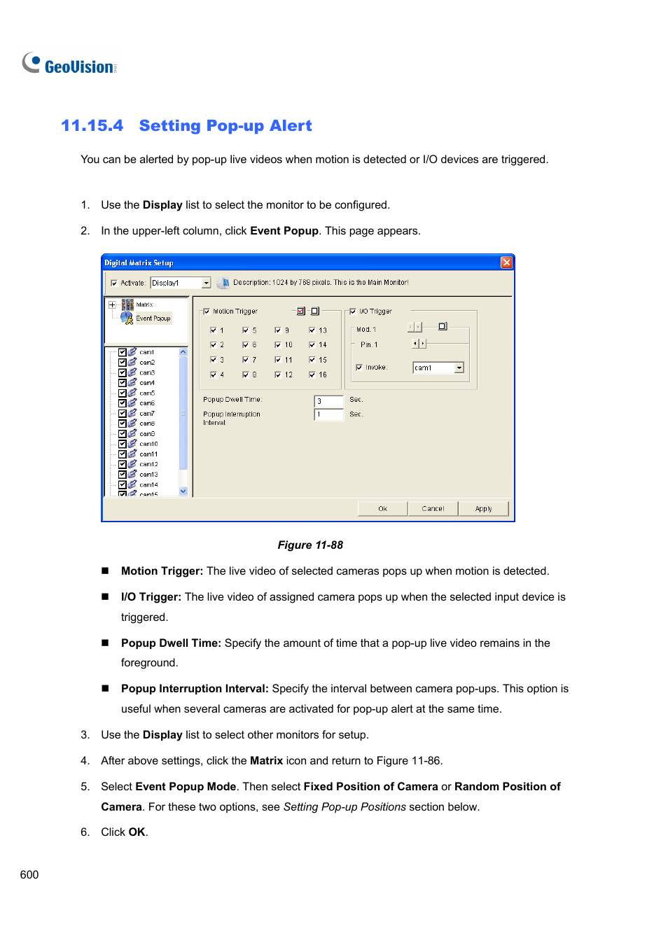 4 setting pop-up alert | CCTV Camera Pros Geovision 8.4 Multicam Digital Surveillance System User Manual | Page 616 / 648