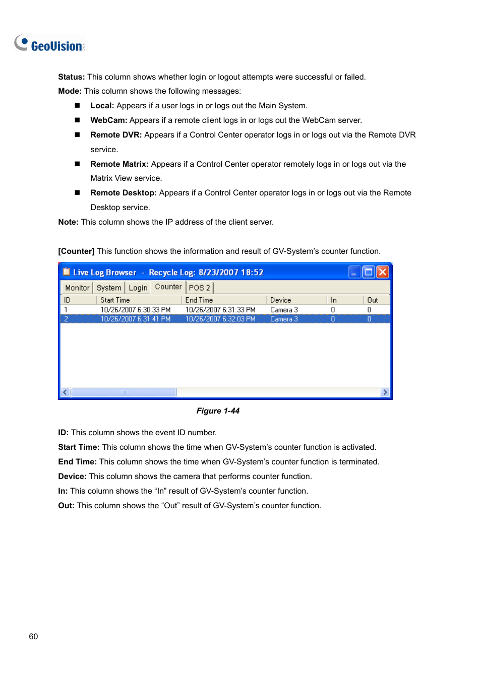 CCTV Camera Pros Geovision 8.4 Multicam Digital Surveillance System User Manual | Page 76 / 648