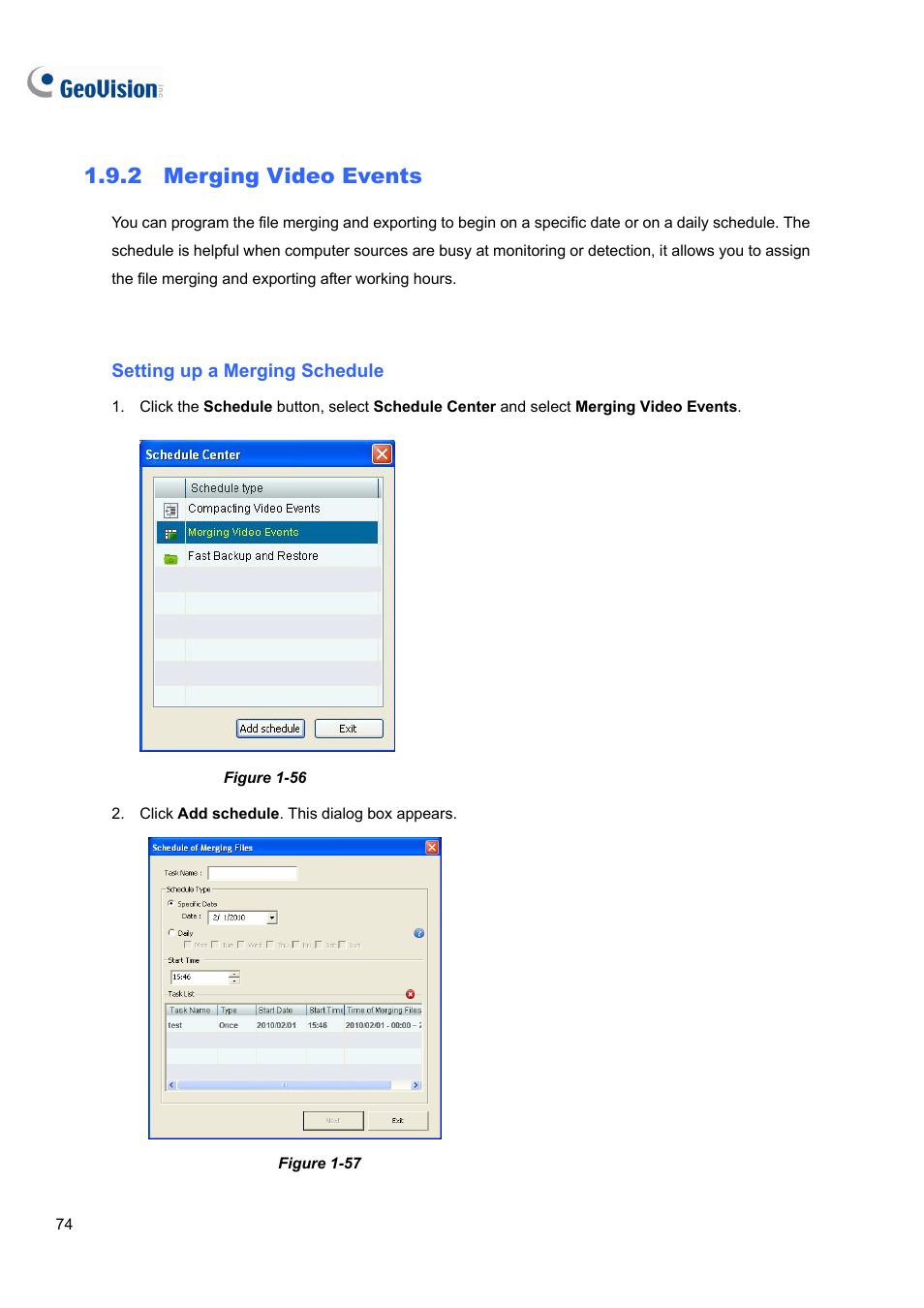 2 merging video events | CCTV Camera Pros Geovision 8.4 Multicam Digital Surveillance System User Manual | Page 90 / 648