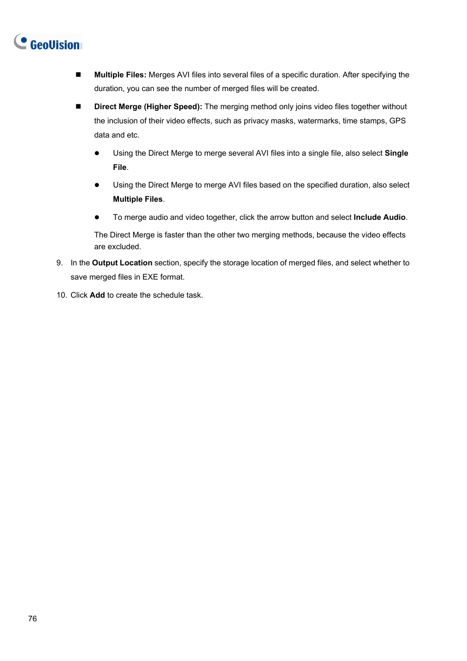 CCTV Camera Pros Geovision 8.4 Multicam Digital Surveillance System User Manual | Page 92 / 648