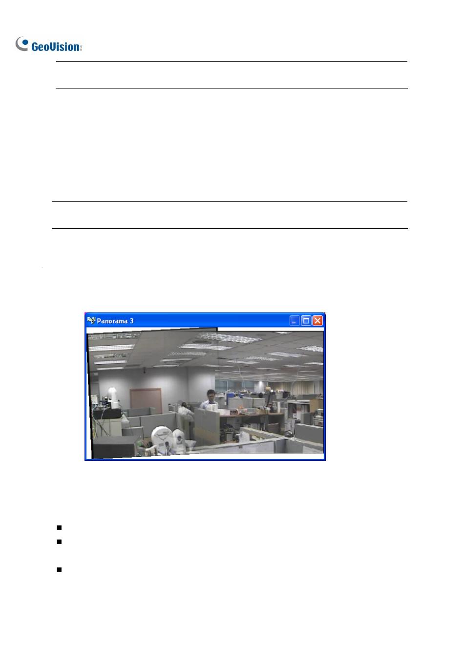 Accessing a panorama view | CCTV Camera Pros Geovision 8.2 Multicam Digital Surveillance System User Manual | Page 112 / 445