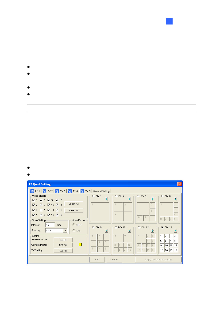 Quad spot monitors controller, Setting up the controller | CCTV Camera Pros Geovision 8.2 Multicam Digital Surveillance System User Manual | Page 121 / 445