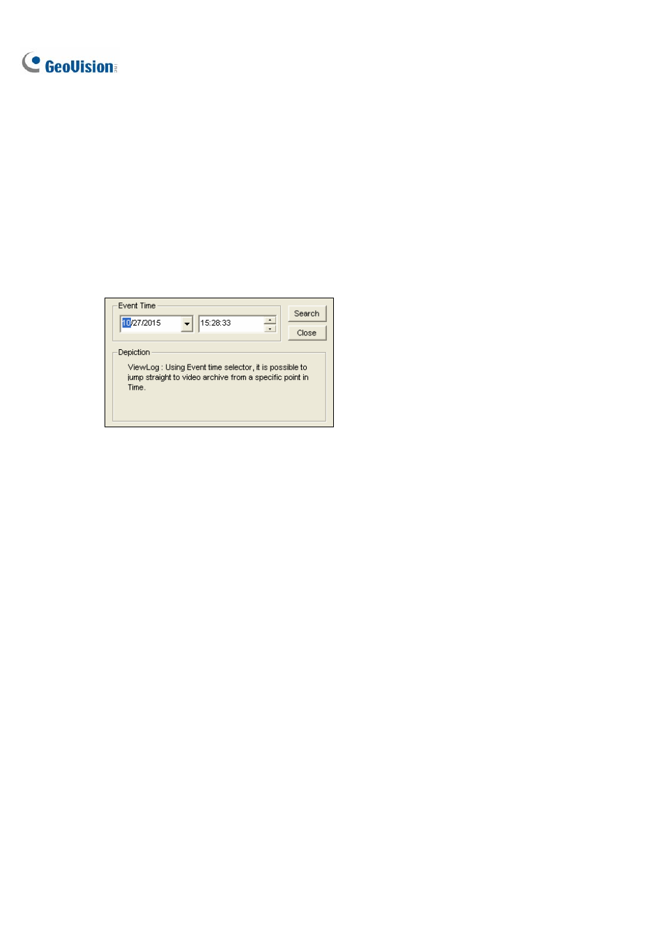 Searching a video event | CCTV Camera Pros Geovision 8.2 Multicam Digital Surveillance System User Manual | Page 196 / 445