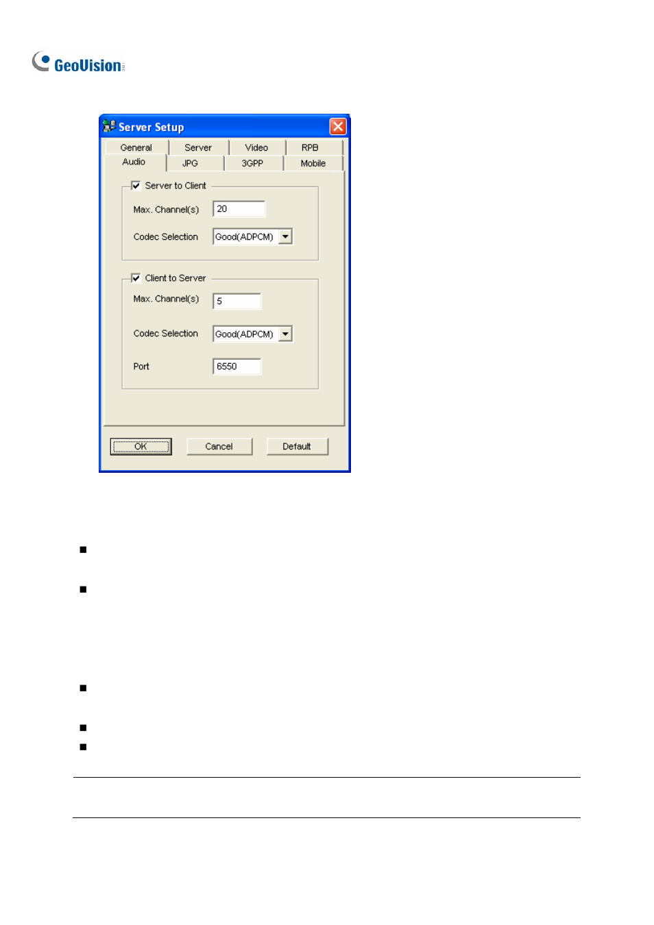 CCTV Camera Pros Geovision 8.2 Multicam Digital Surveillance System User Manual | Page 262 / 445