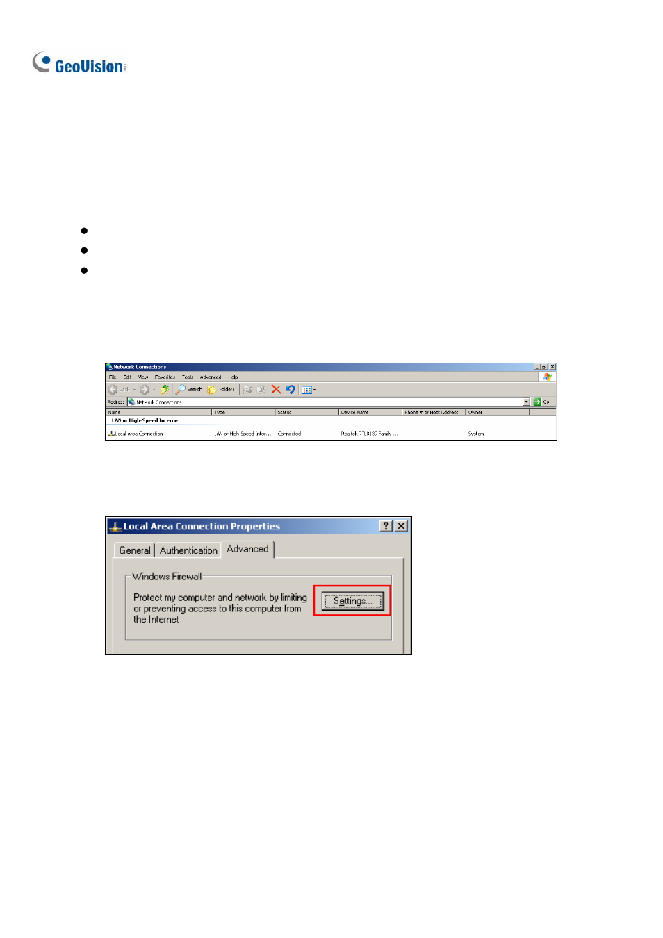 Upnp settings | CCTV Camera Pros Geovision 8.2 Multicam Digital Surveillance System User Manual | Page 266 / 445