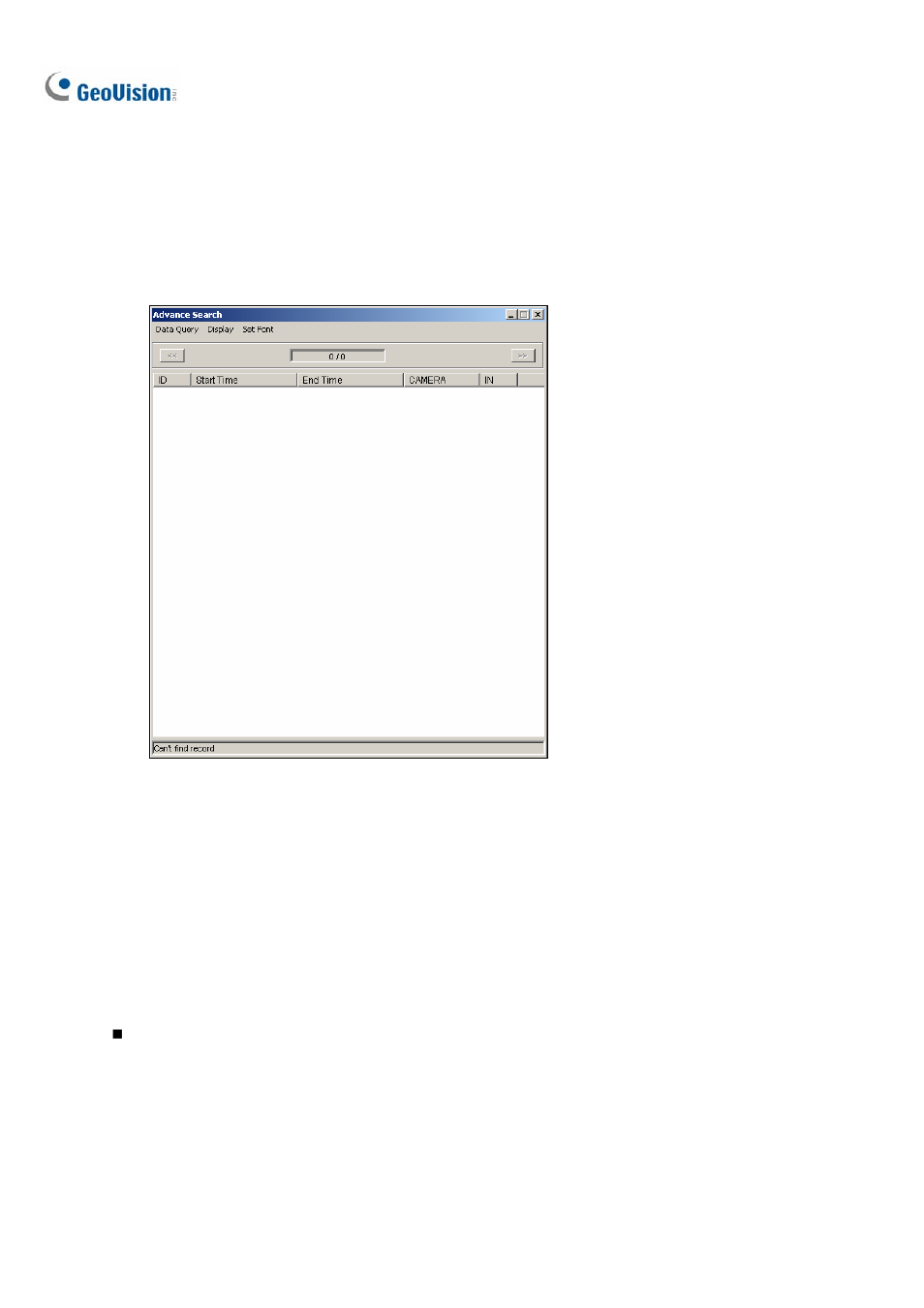 Advanced search | CCTV Camera Pros Geovision 8.2 Multicam Digital Surveillance System User Manual | Page 304 / 445