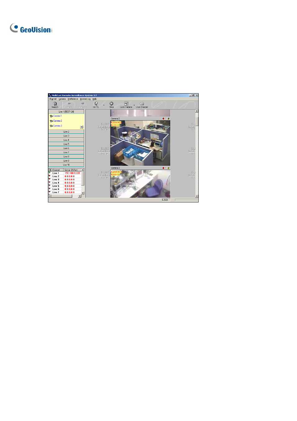 Ip multicast, Setting up ip multicast, Starting ip multicast | CCTV Camera Pros Geovision 8.2 Multicam Digital Surveillance System User Manual | Page 348 / 445