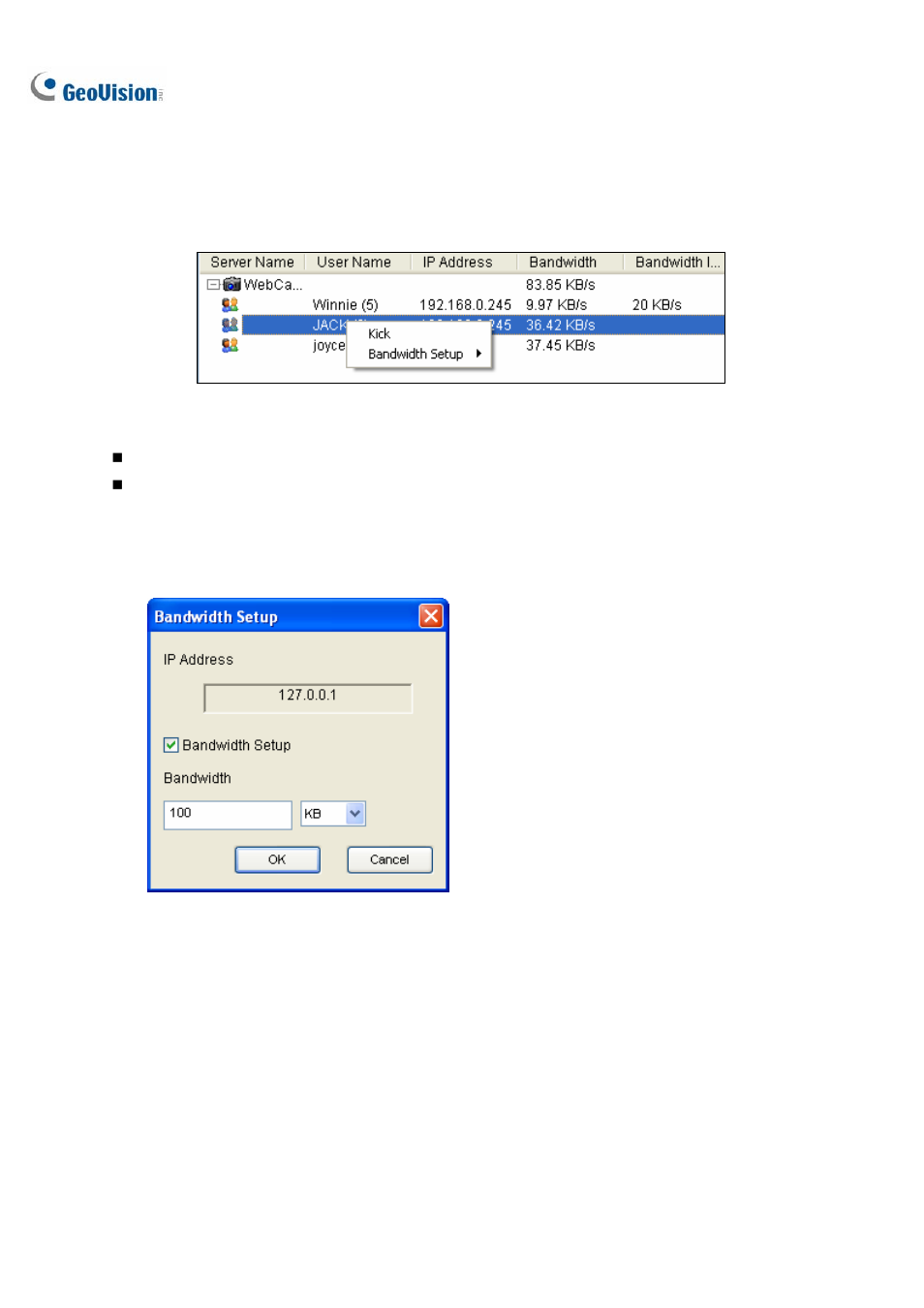 Controlling a webcam server | CCTV Camera Pros Geovision 8.2 Multicam Digital Surveillance System User Manual | Page 430 / 445