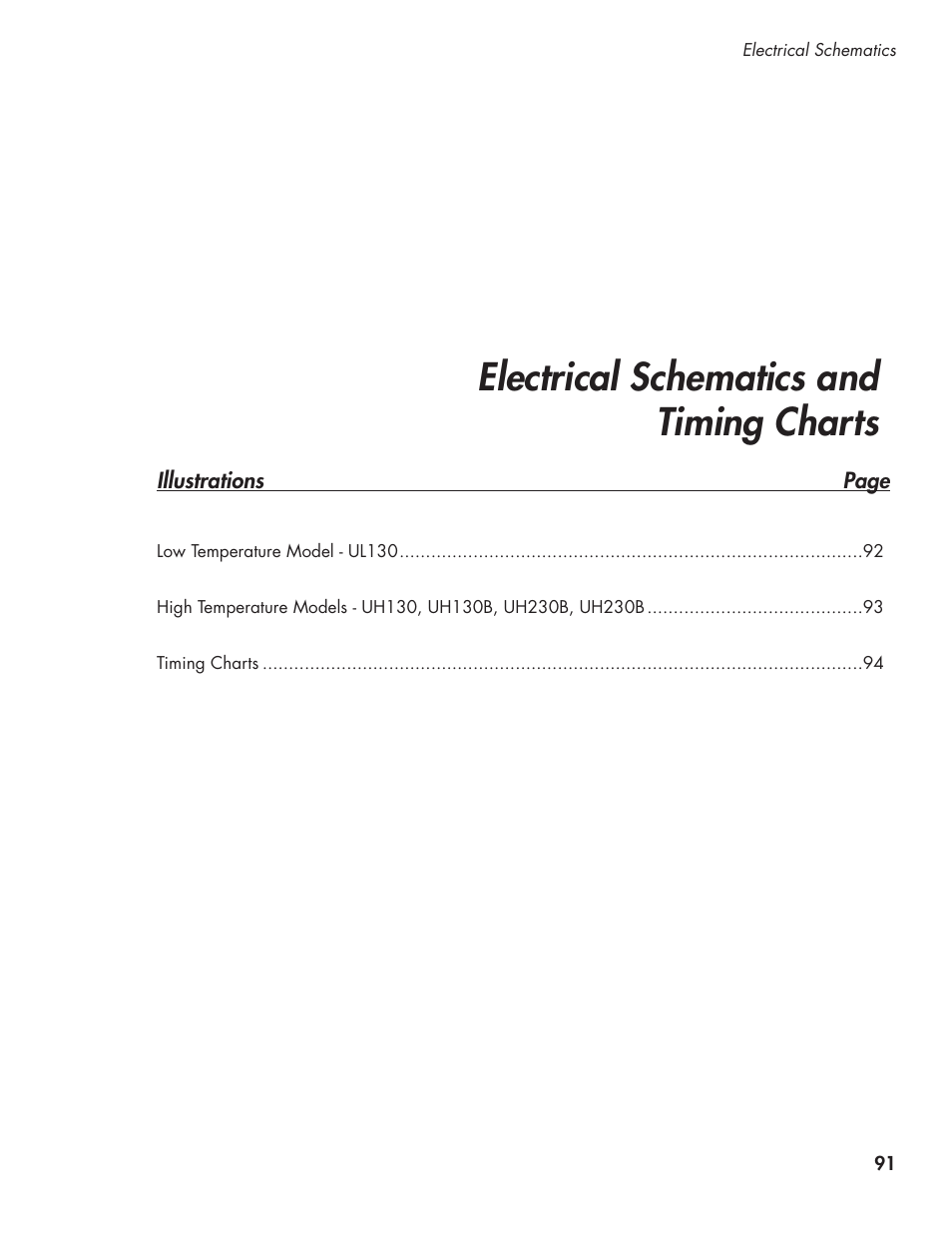 Electrical schematics and timing charts | CHAMPION UL-130 Manual User Manual | Page 101 / 116