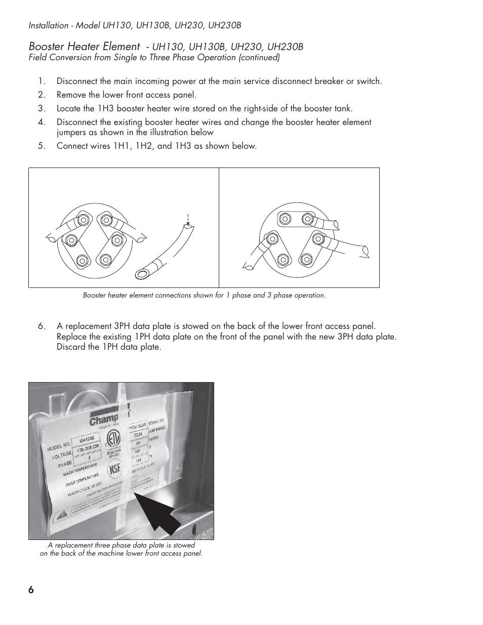 Booster heater element | CHAMPION UL-130 Manual User Manual | Page 16 / 116
