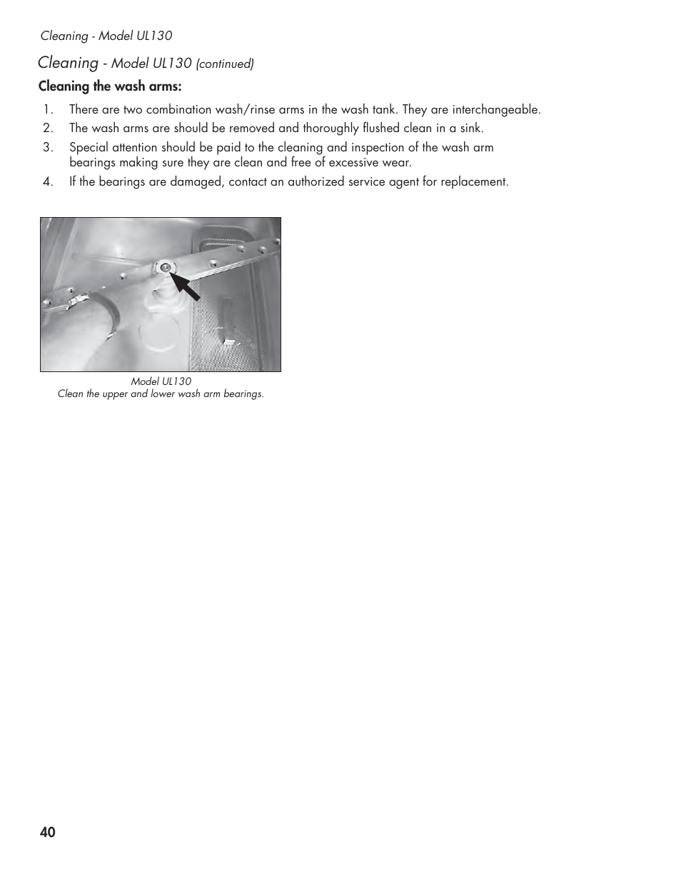 Cleaning | CHAMPION UL-130 Manual User Manual | Page 50 / 116