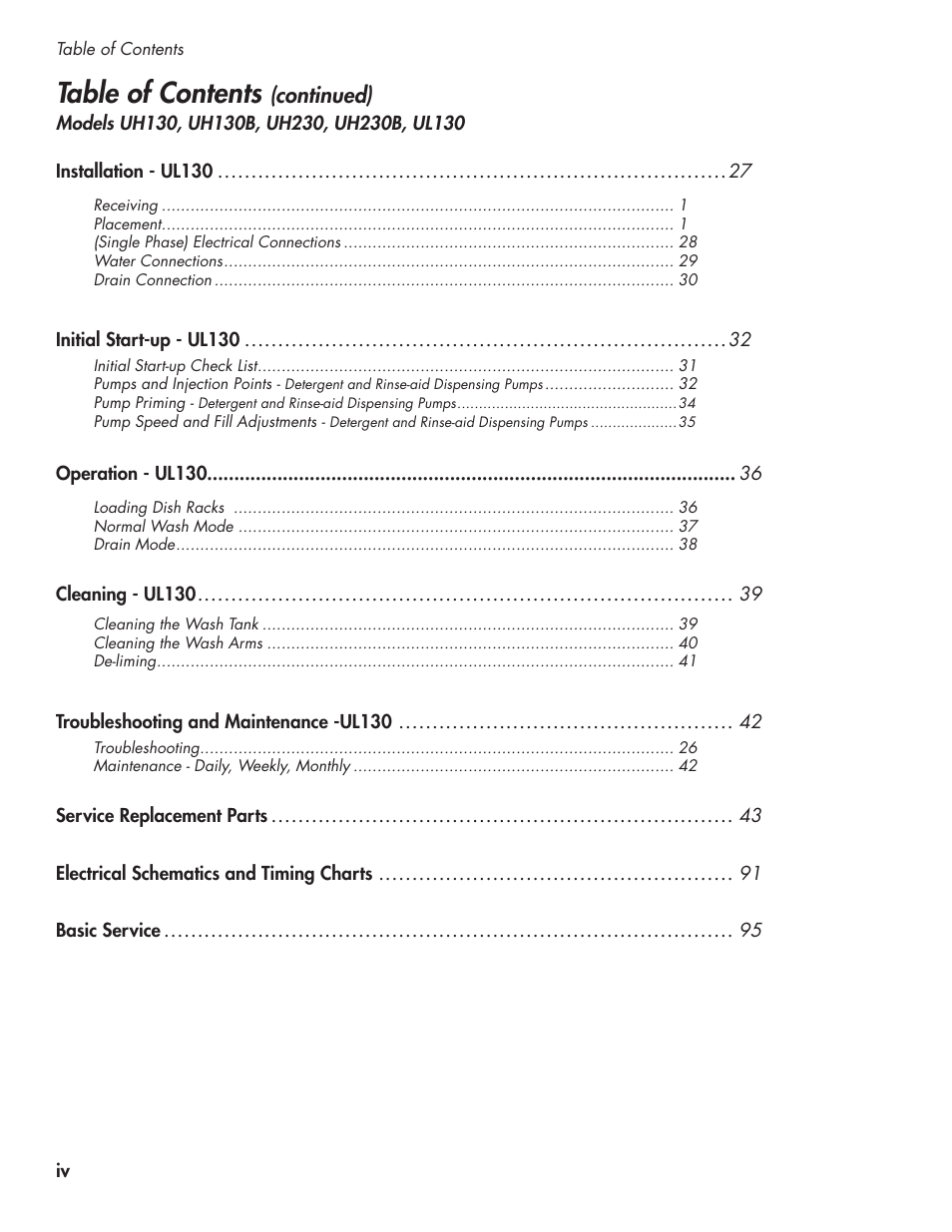 CHAMPION UL-130 Manual User Manual | Page 8 / 116
