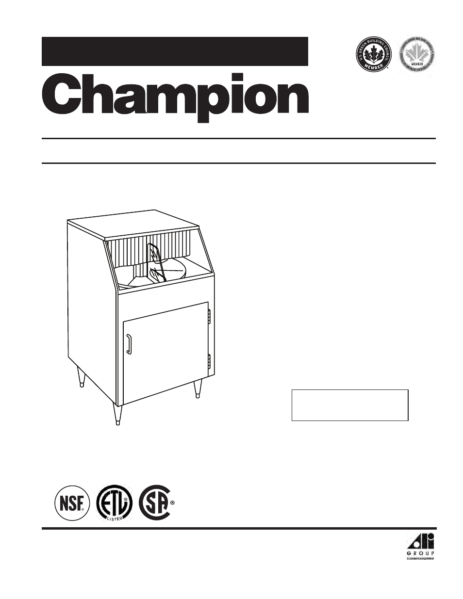 CHAMPION CG Manual User Manual | 50 pages