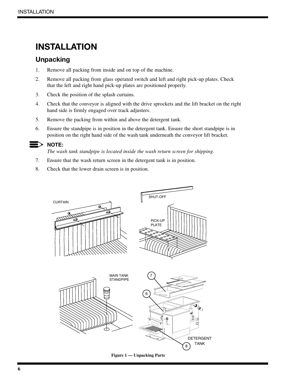 Installation, Unpacking | CHAMPION CG6 Manual User Manual | Page 8 / 50