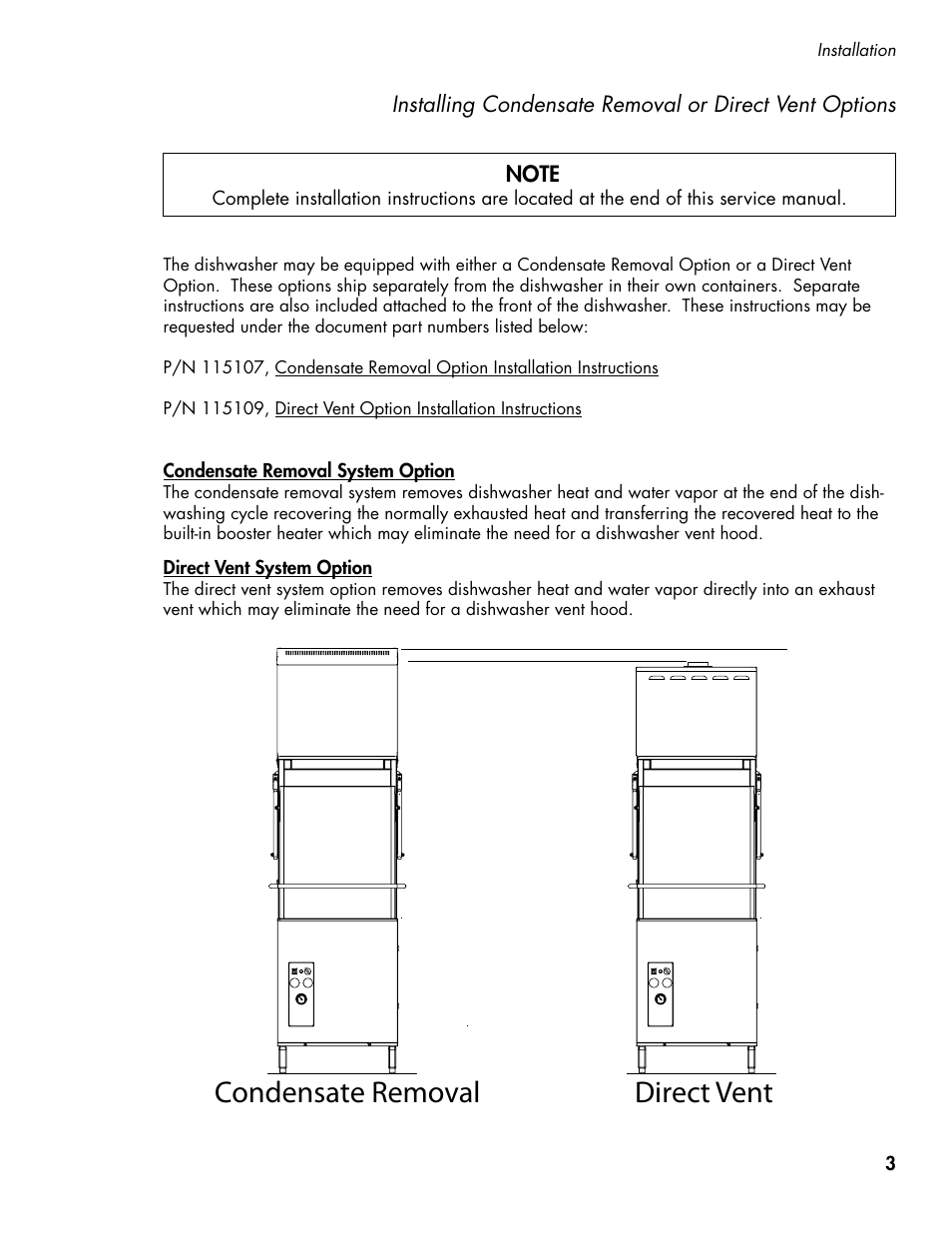 Condensate removal direct vent | CHAMPION DH5000T Single Source Gas Manual User Manual | Page 11 / 124