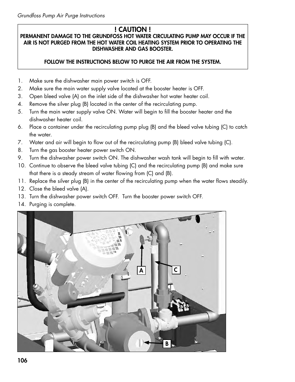Caution | CHAMPION DH5000T Single Source Gas Manual User Manual | Page 114 / 124