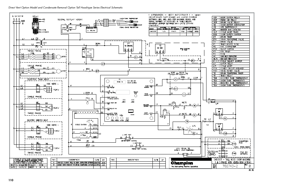 CHAMPION DH5000T Single Source Gas Manual User Manual | Page 118 / 124