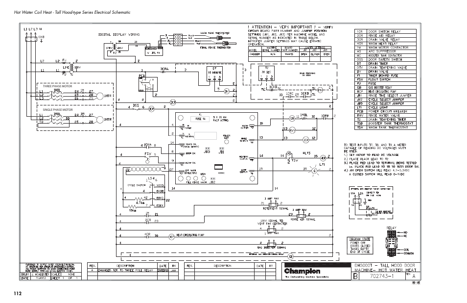 CHAMPION DH5000T Single Source Gas Manual User Manual | Page 120 / 124