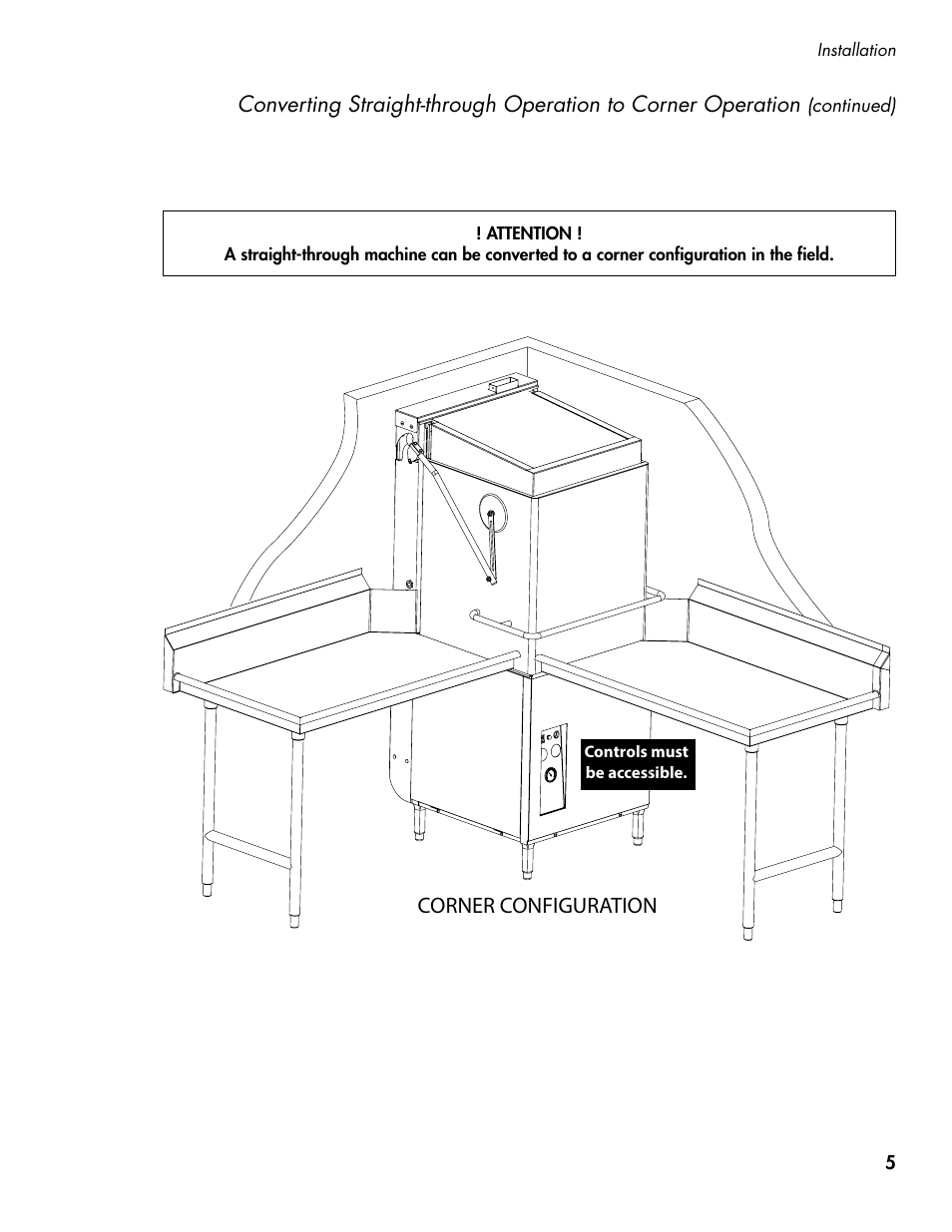 Corner configuration | CHAMPION DH5000T Single Source Gas Manual User Manual | Page 13 / 124