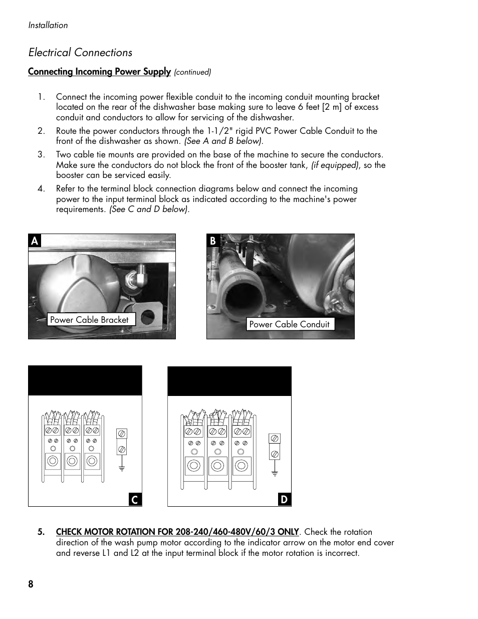 Electrical connections | CHAMPION DH5000T Single Source Gas Manual User Manual | Page 16 / 124
