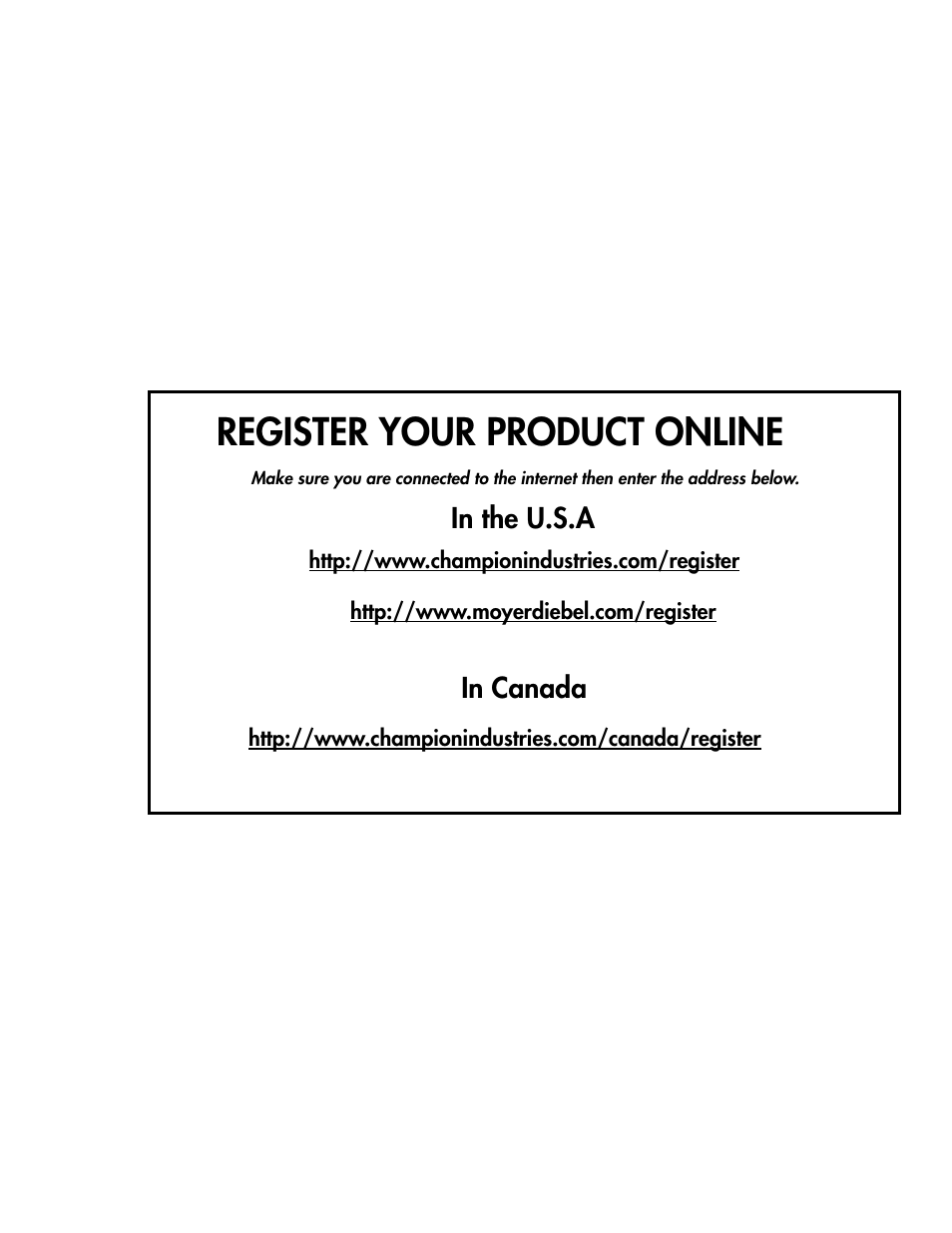Register your product online | CHAMPION DH5000T Single Source Gas Manual User Manual | Page 3 / 124