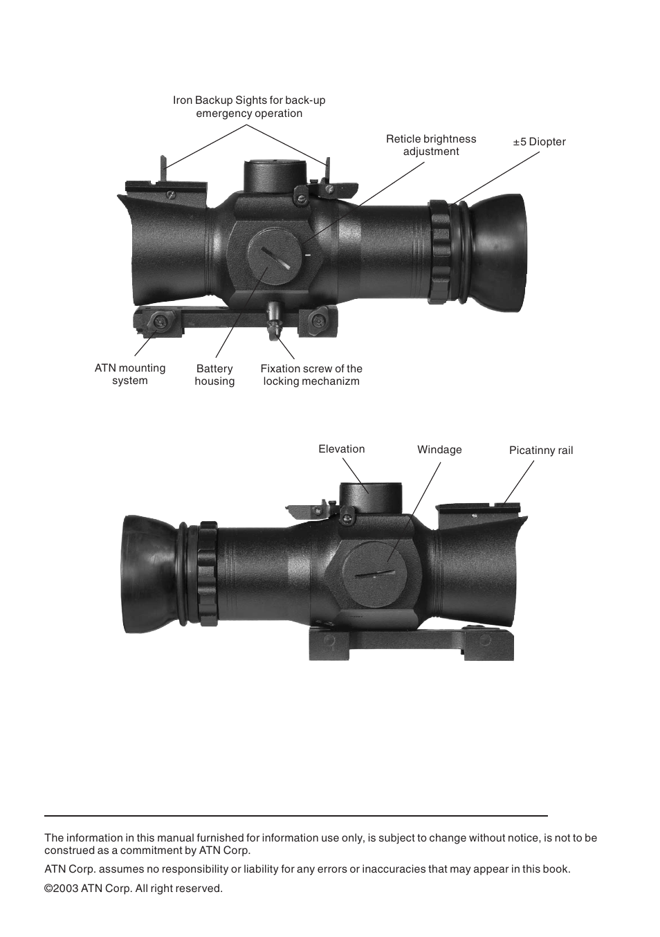 ATN S.W.A.T. ATN 4X12 User Manual | Page 2 / 8