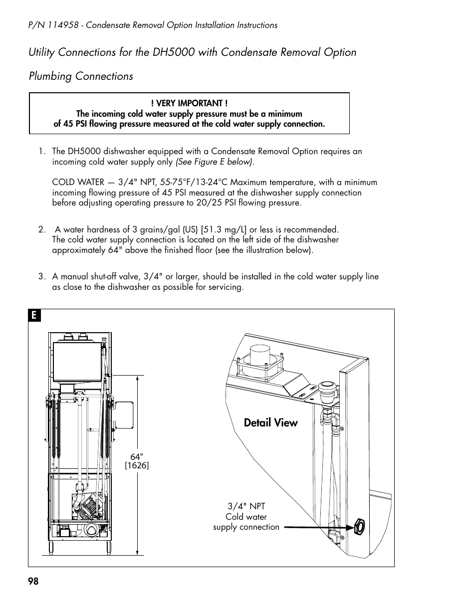 CHAMPION DH5000 Single Source Gas Door Machine Manual User Manual | Page 106 / 122