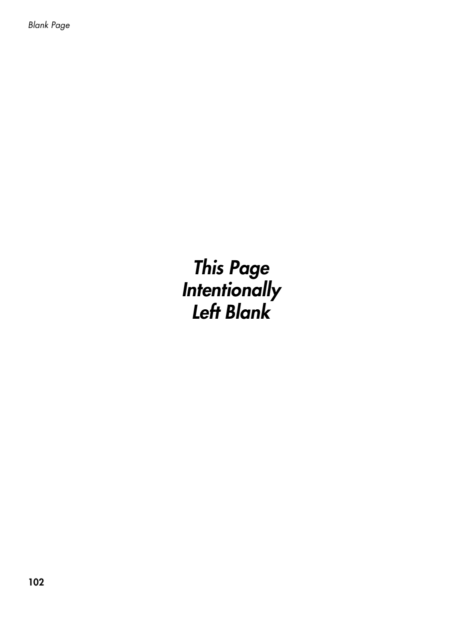 This page intentionally left blank | CHAMPION DH5000 Single Source Gas Door Machine Manual User Manual | Page 110 / 122