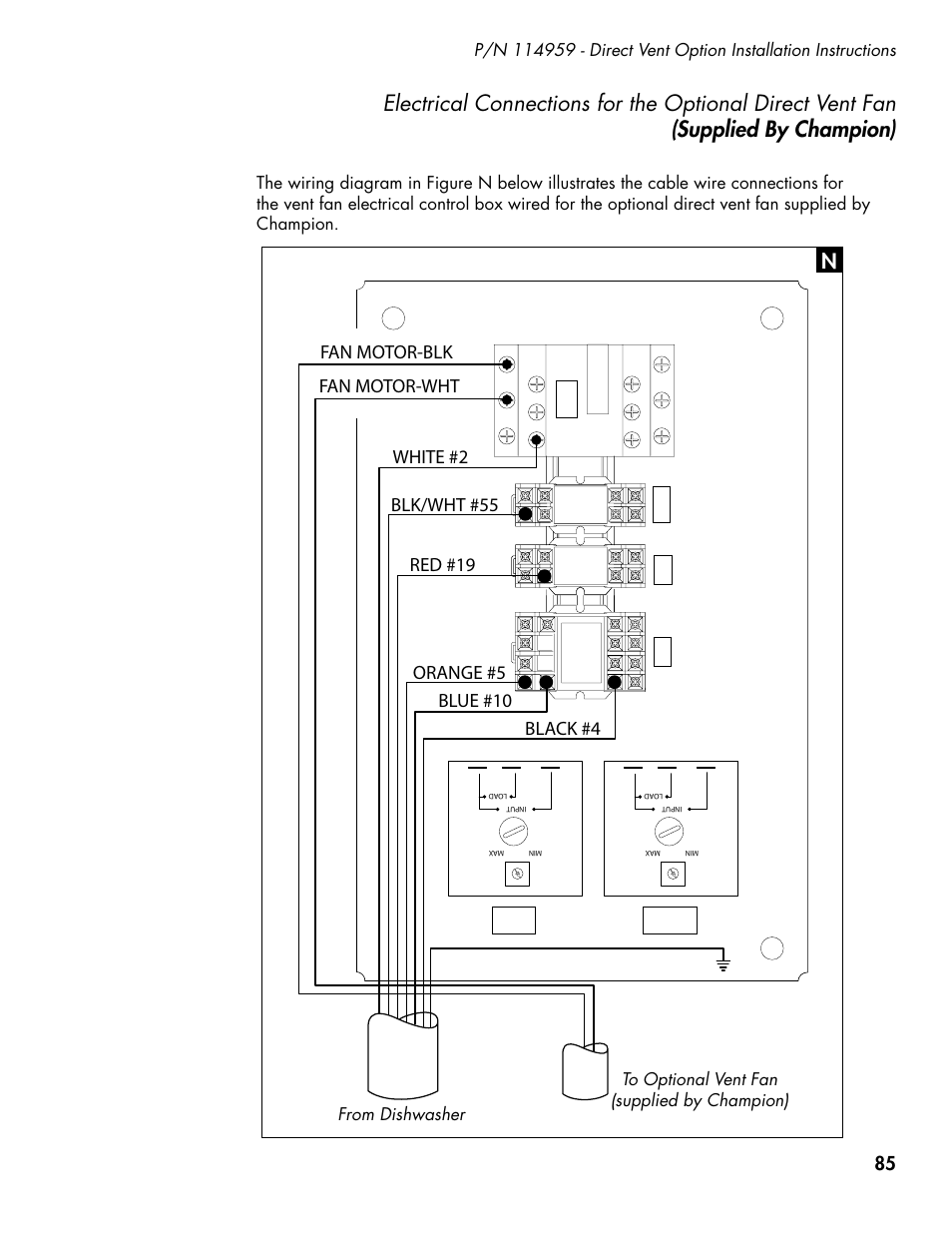 Clt ft | CHAMPION DH5000 Single Source Gas Door Machine Manual User Manual | Page 93 / 122
