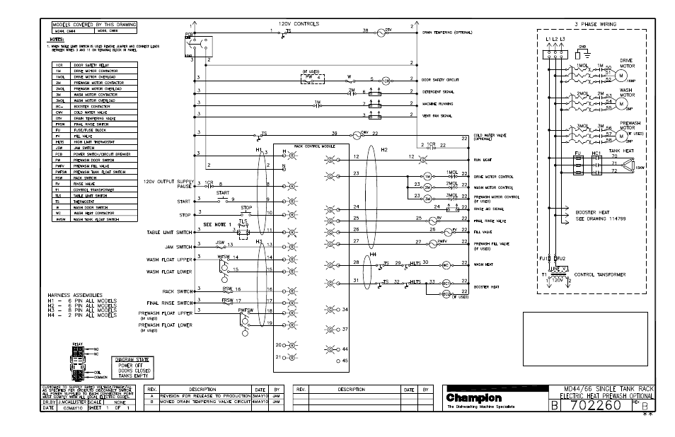 Chmd44schem_93-96_080714 | CHAMPION CH66 Manual User Manual | Page 101 / 104