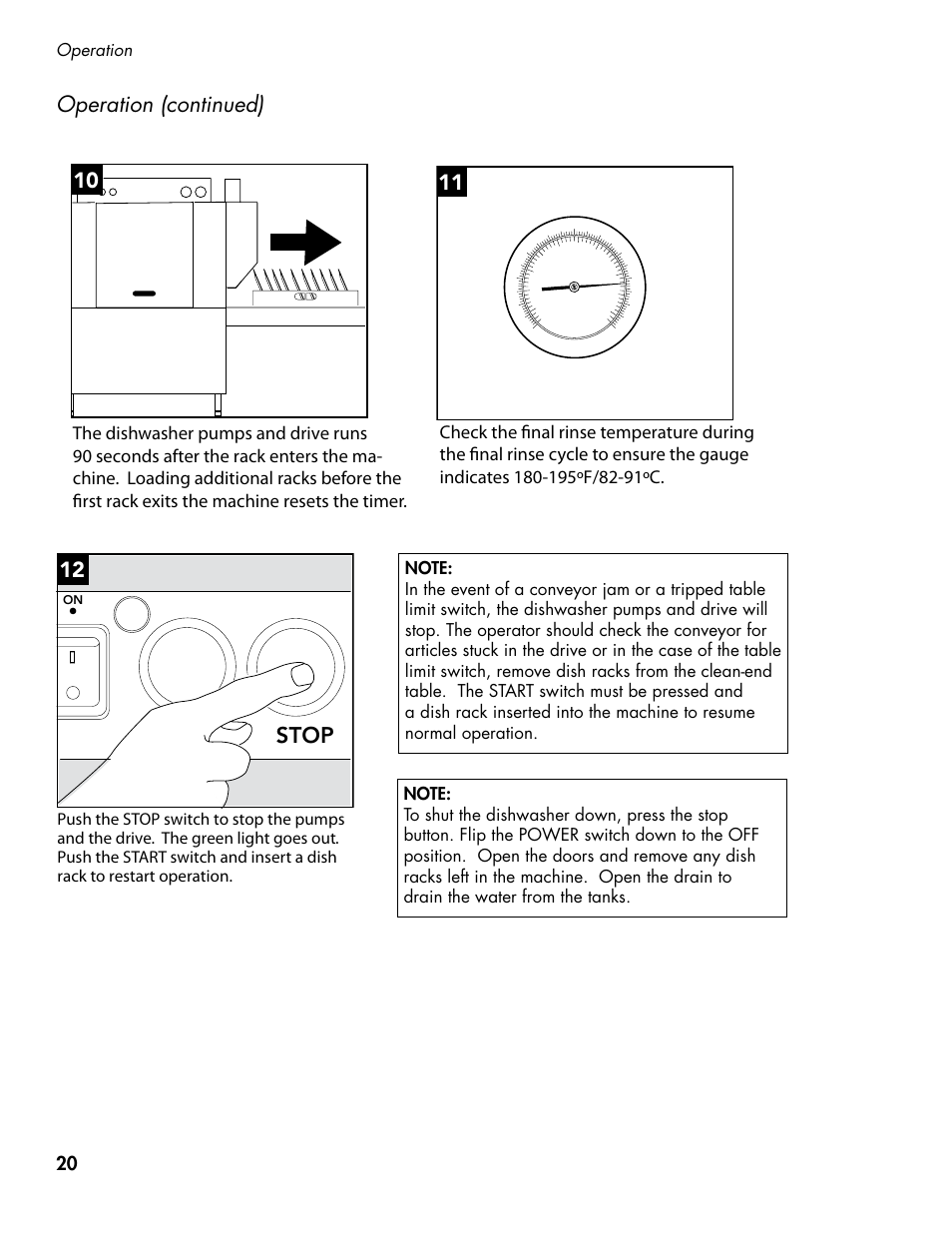 Stop, Operation (continued) 10 | CHAMPION CH66 Manual User Manual | Page 28 / 104