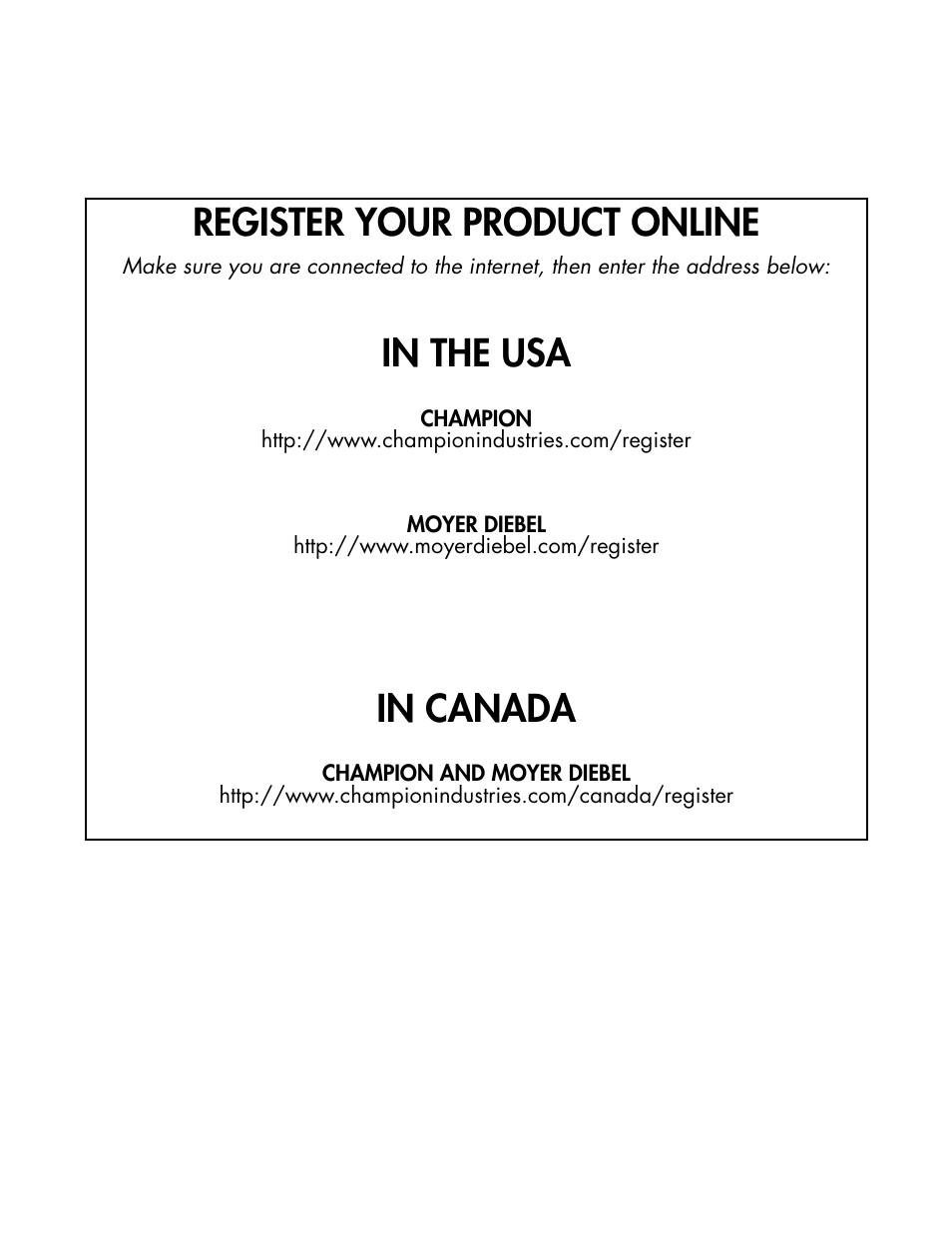 Register your product online | CHAMPION CH66 Manual User Manual | Page 3 / 104